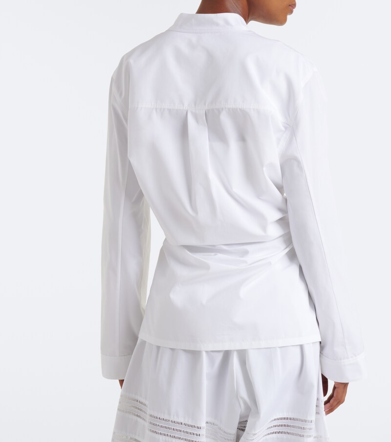 Cotton poplin blouse