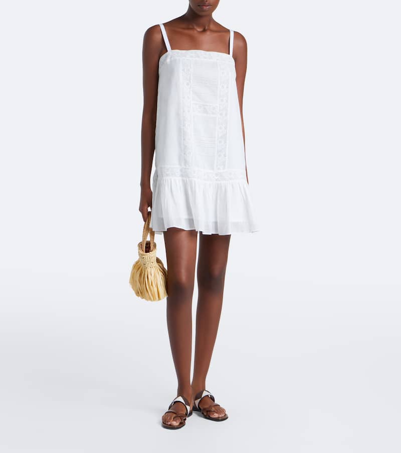 Naderah ramie minidress