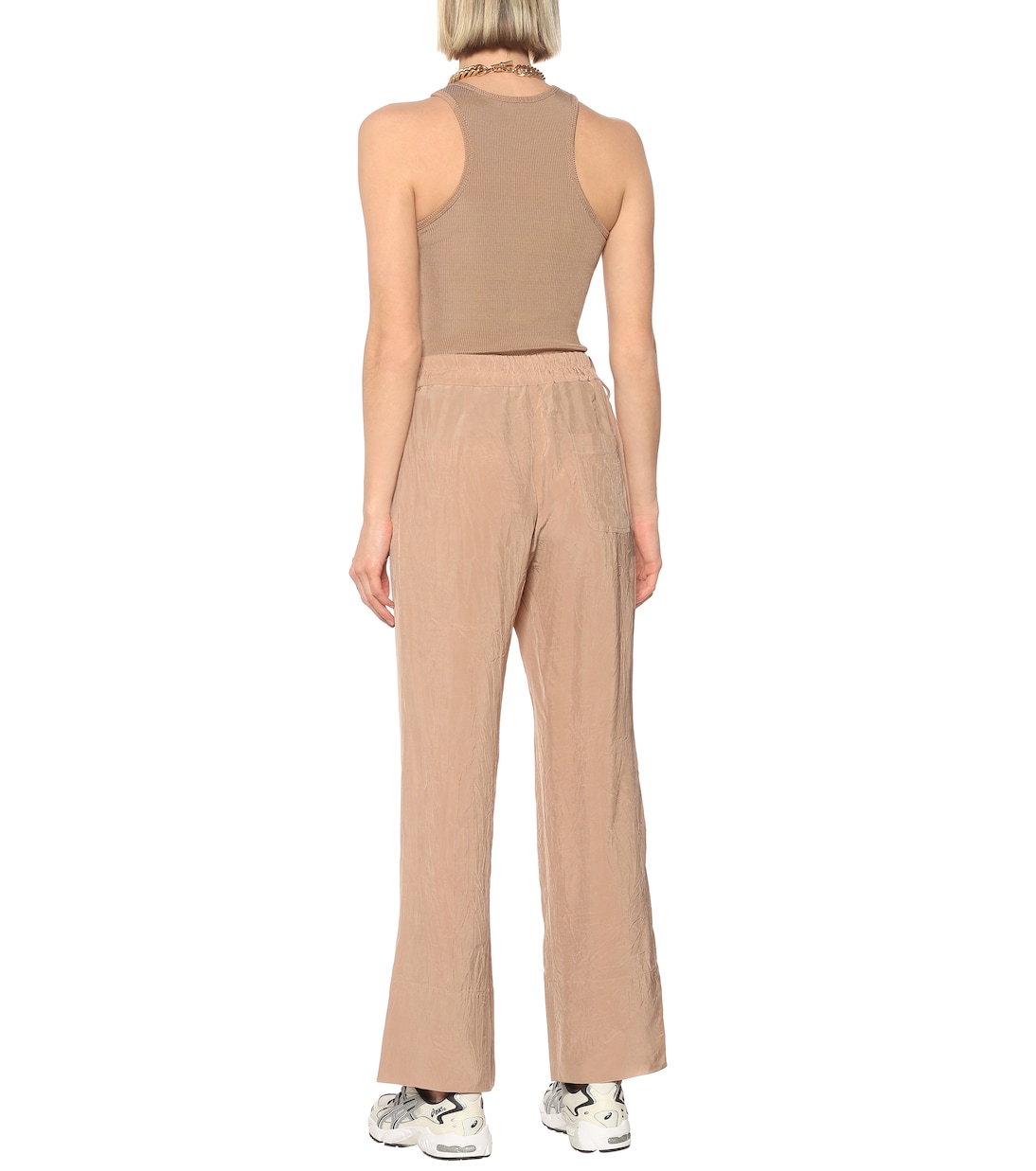 High-Rise Hose mit weitem Bein | Acne Studios