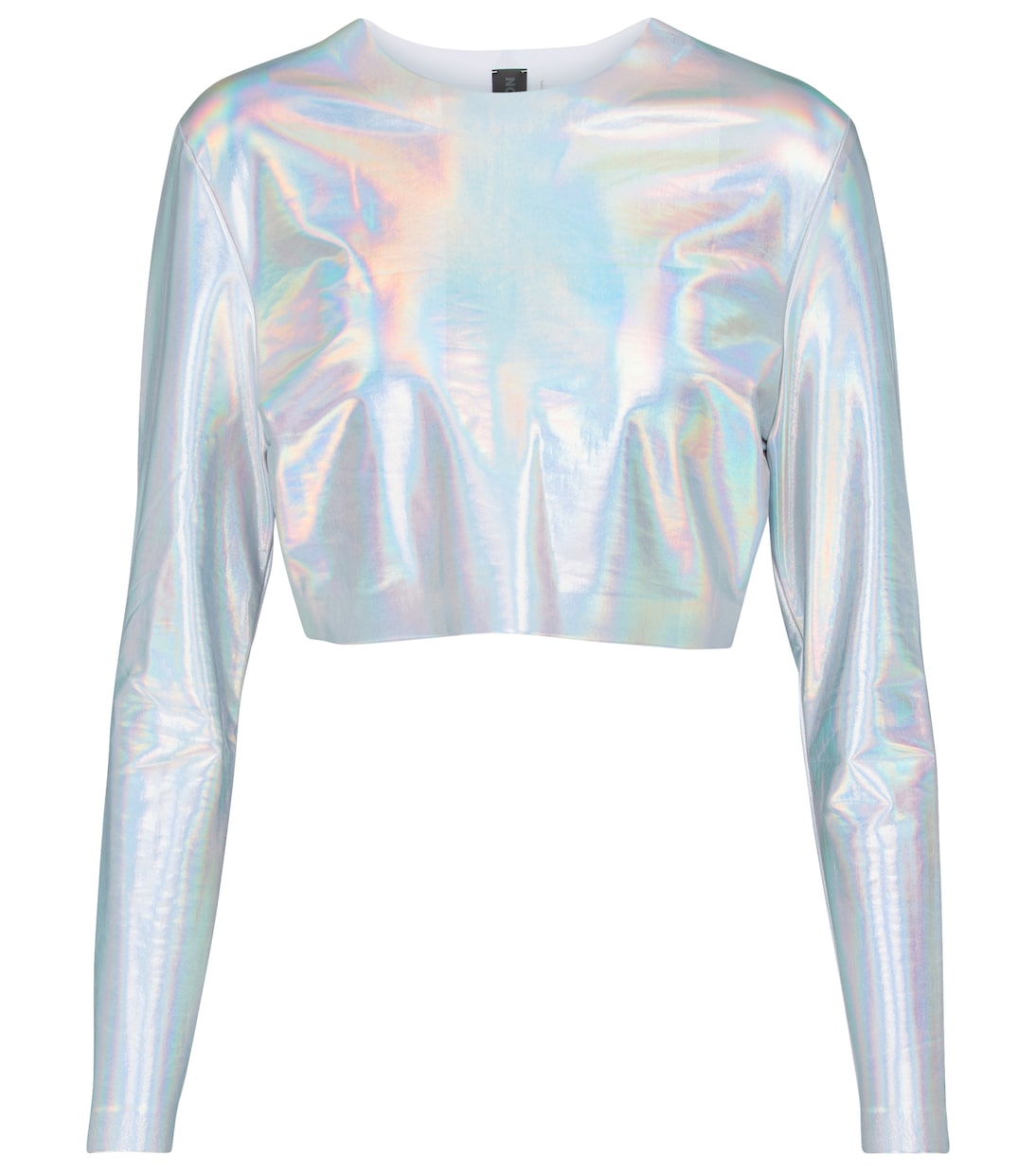 Holographic crop top | Norma Kamali