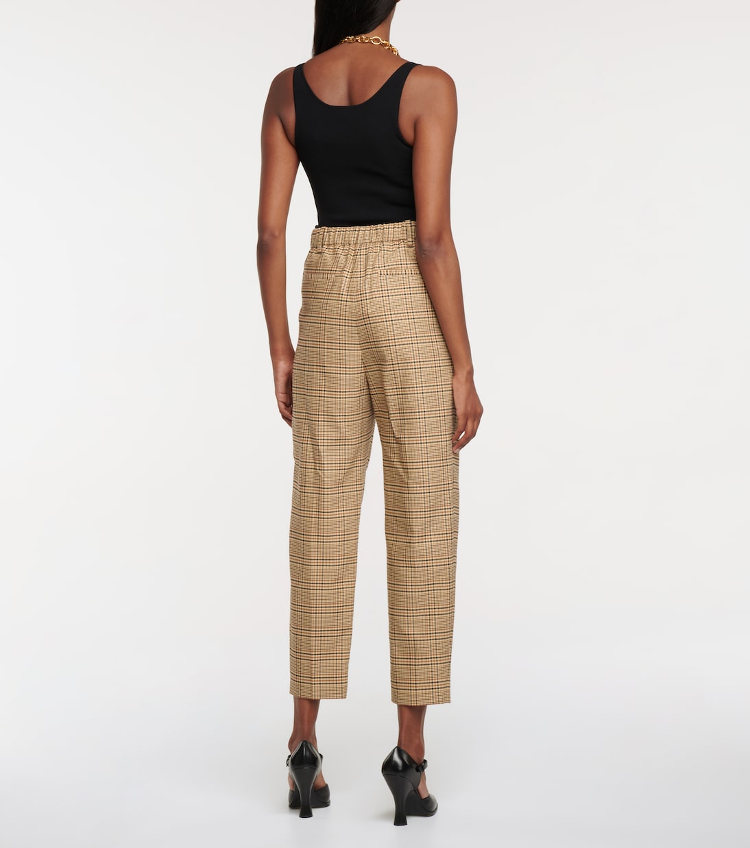 Sidney high-rise wool and cotton-blend pants | Altuzarra