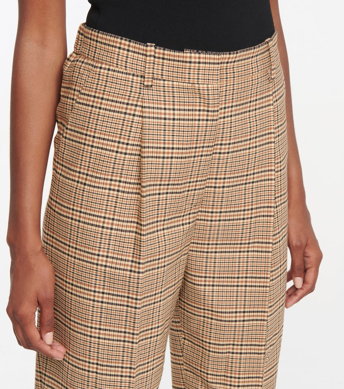 Sidney high-rise wool and cotton-blend pants | Altuzarra