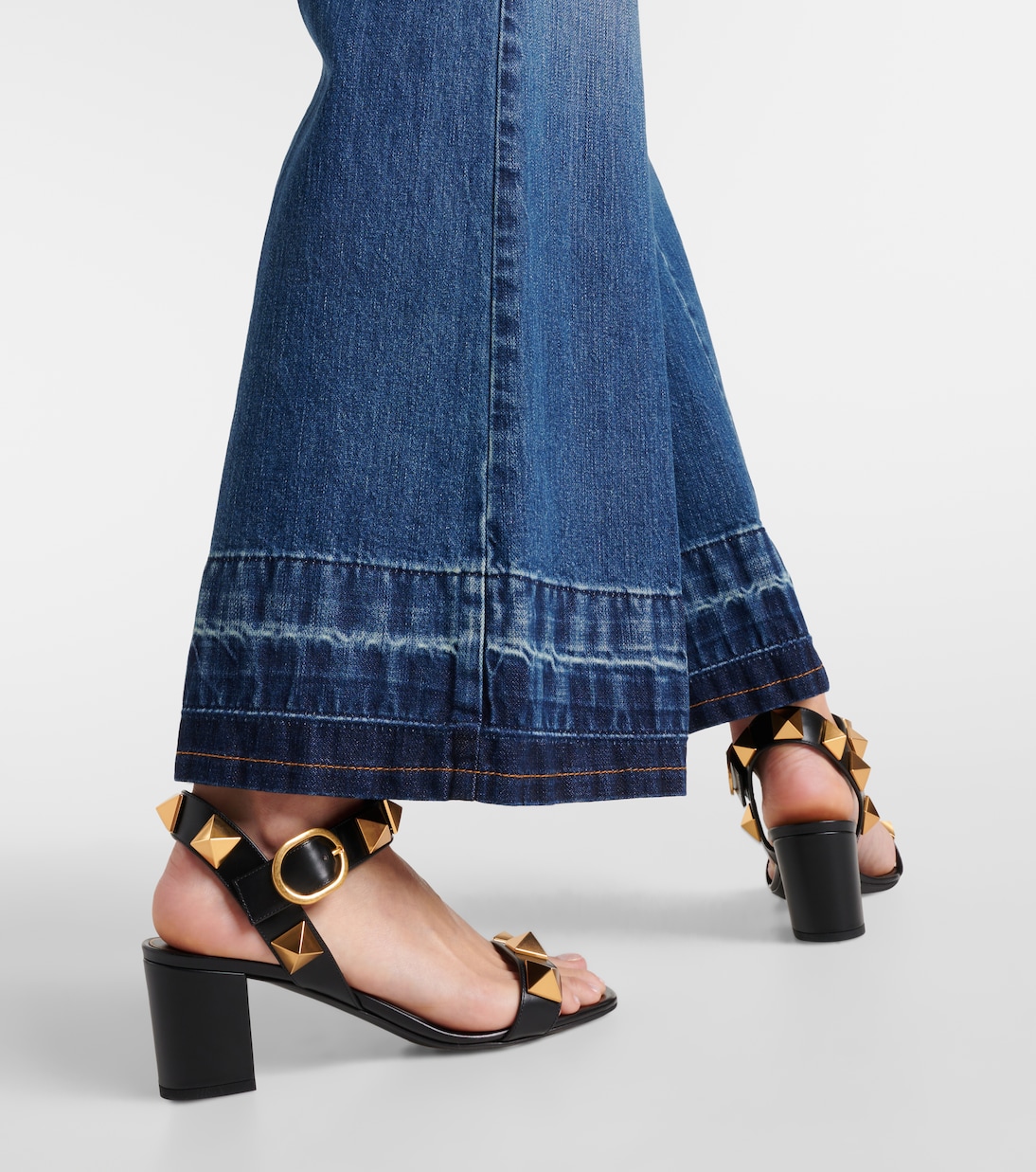 Sandalen Roman Stud 70 aus Leder | Valentino Garavani