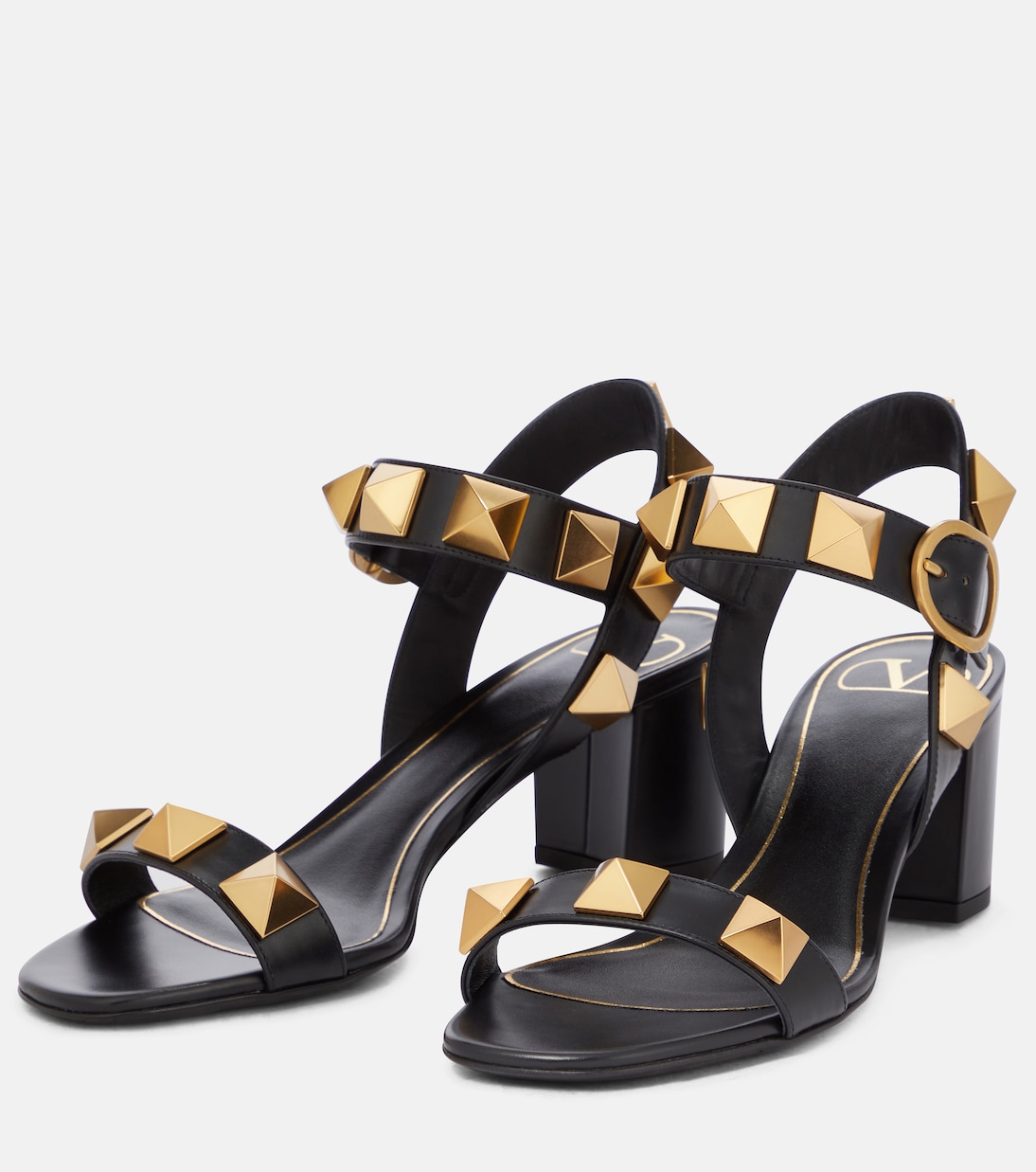 Sandalen Roman Stud 70 aus Leder | Valentino Garavani