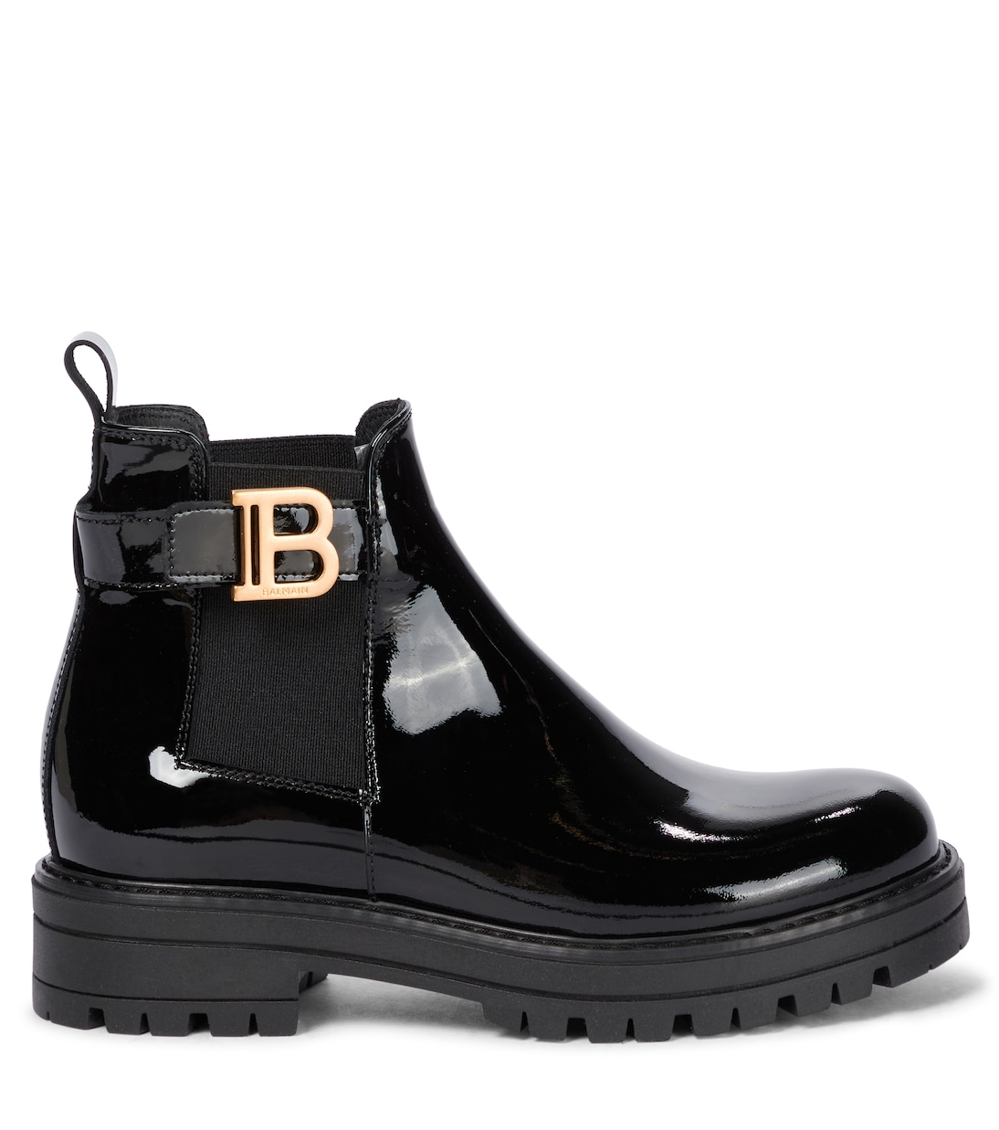 Stivaletti Chelsea in vernice | Balmain Kids