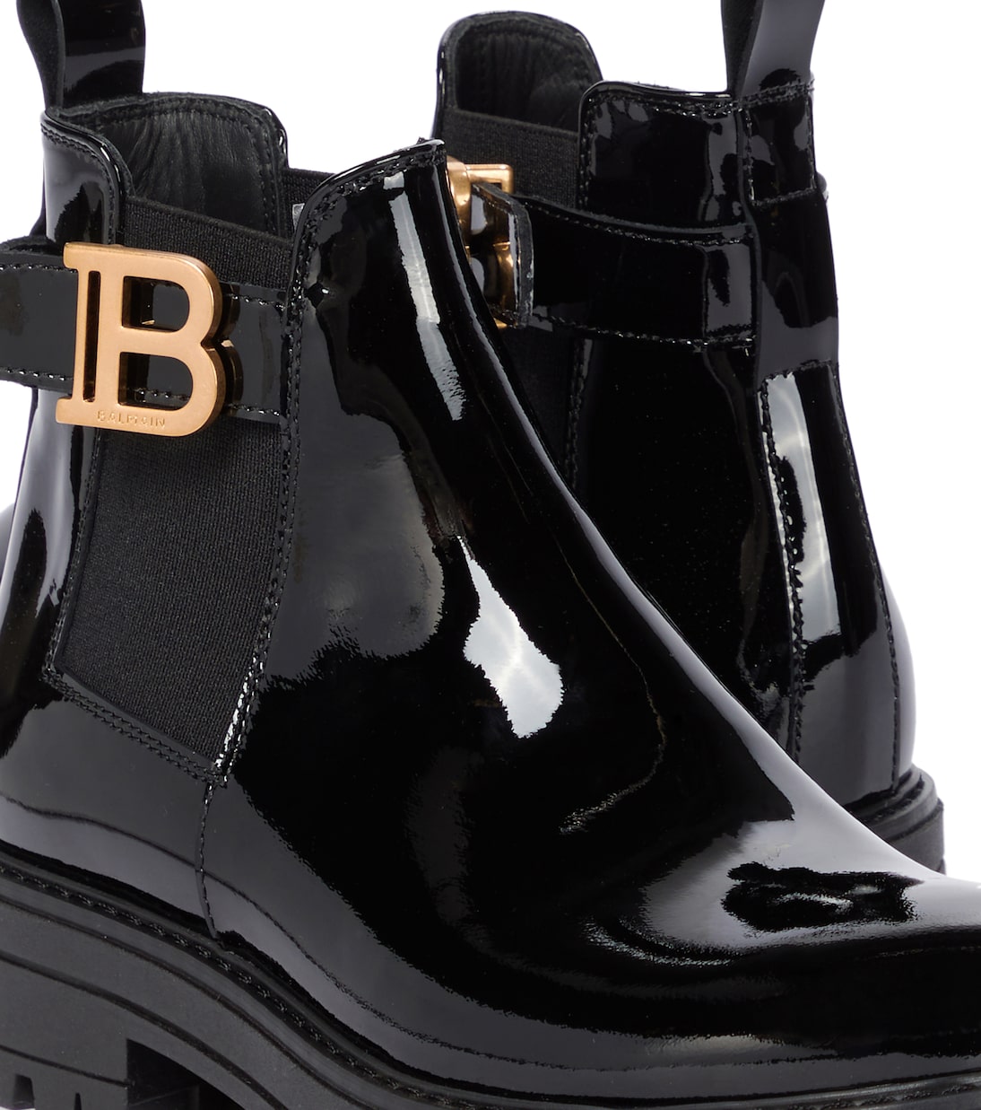 Stivaletti Chelsea in vernice | Balmain Kids