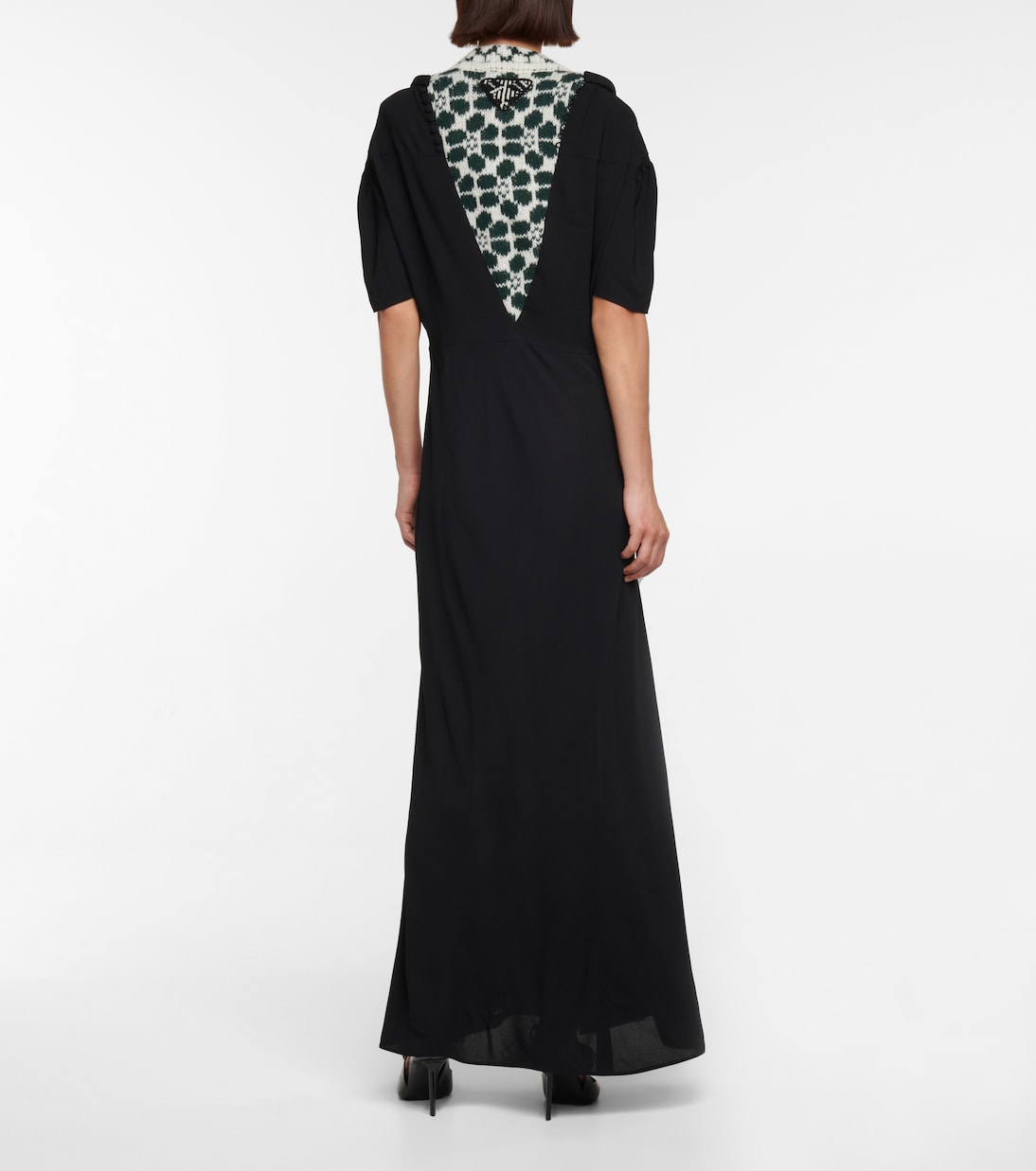 Robe aus Sablé und Jacquard | Prada