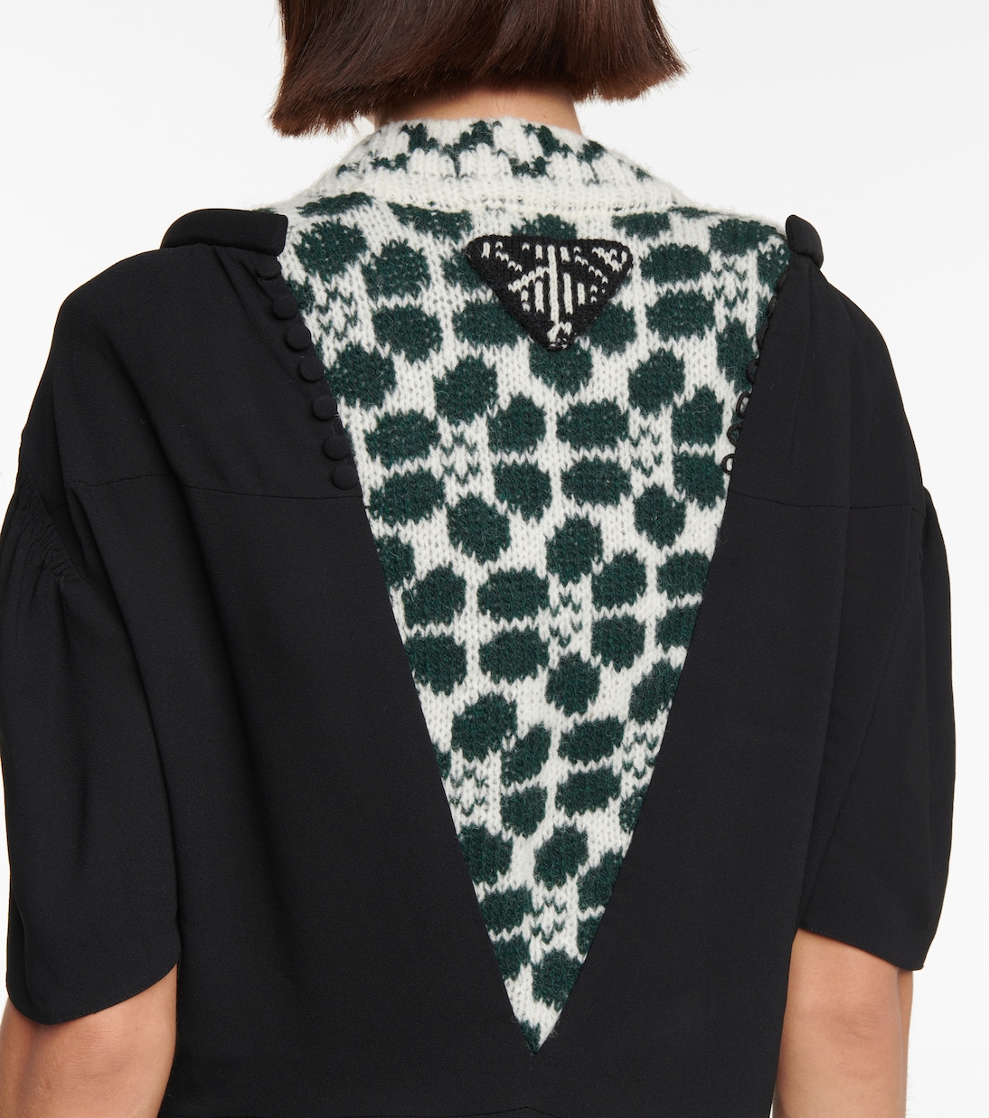 Robe aus Sablé und Jacquard | Prada