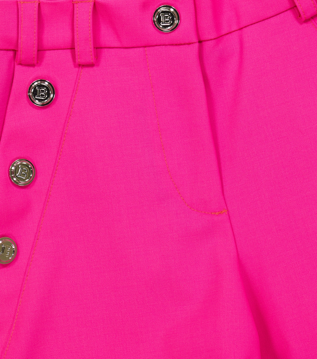 Shorts en mezcla de lana | Balmain Kids