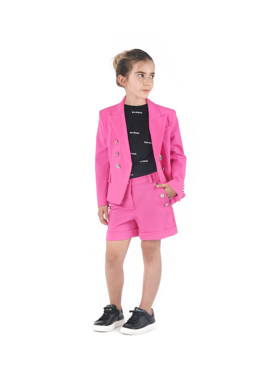 Shorts en mezcla de lana | Balmain Kids