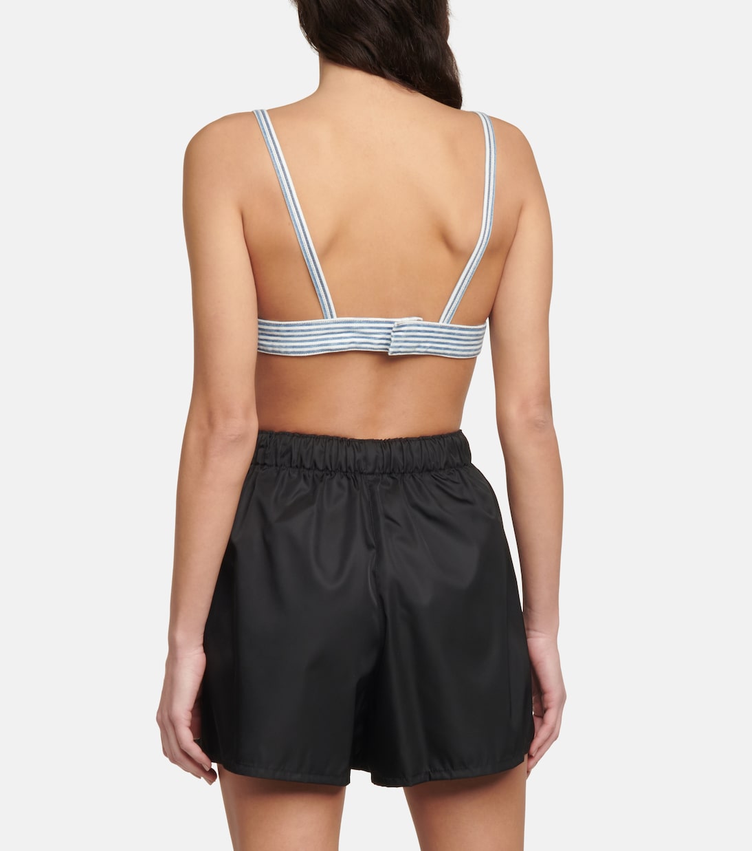 Bralette aus Denim | Prada