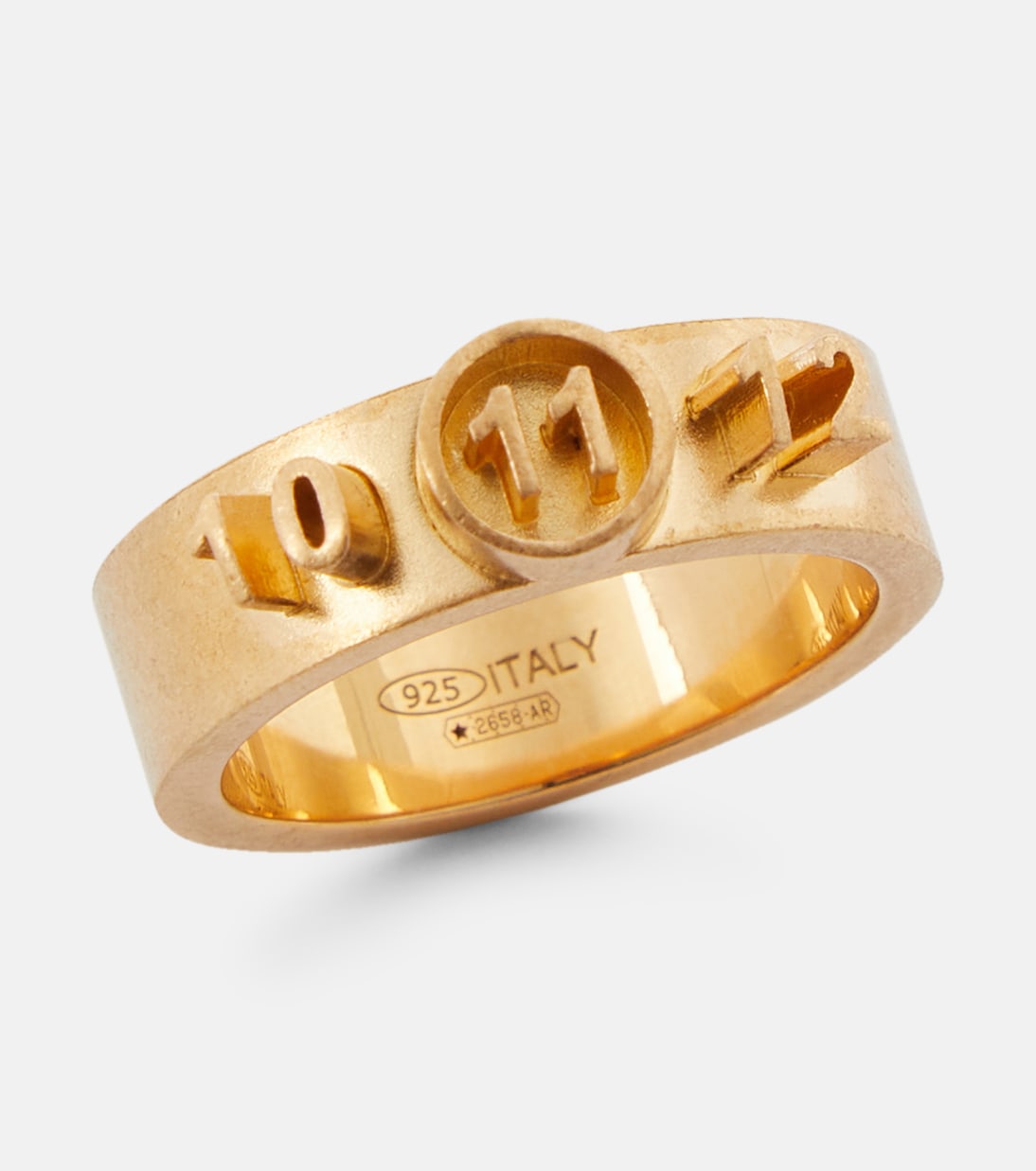 Anello in argento sterling con logo | Maison Margiela