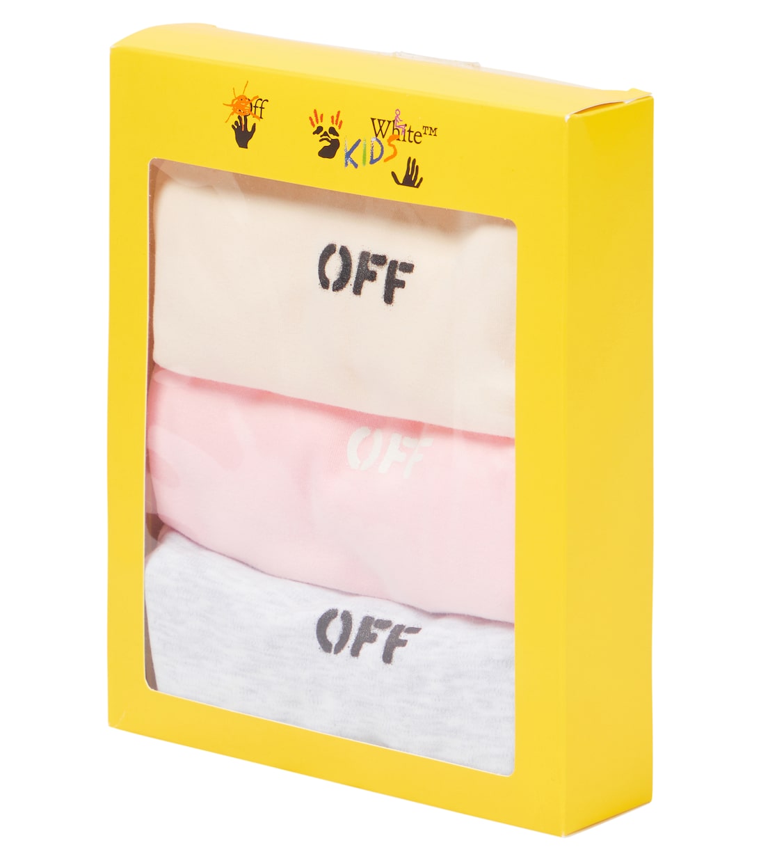 Bebé - set de 3 bodis de algodón | Off-White Kids