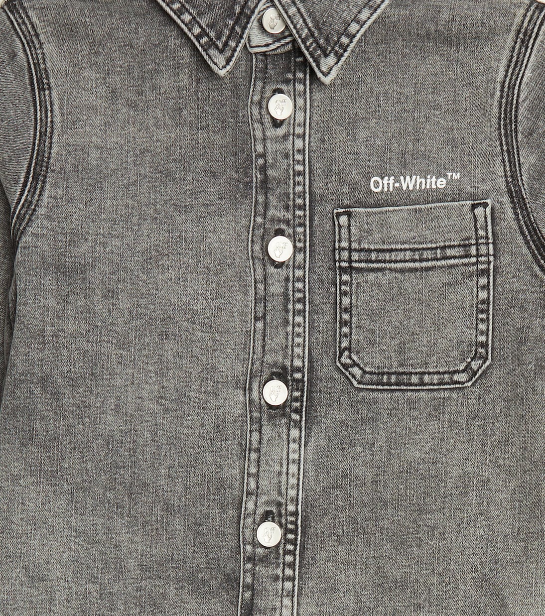 Camisa vaquera estampada | Off-White Kids