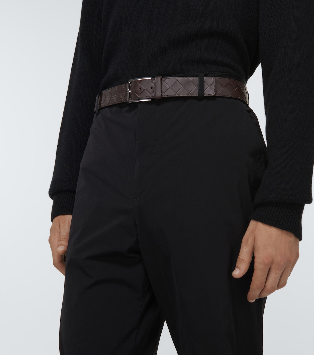 Ceinture en cuir Intreccio | Bottega Veneta