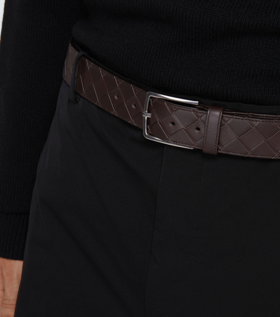 Ceinture en cuir Intreccio | Bottega Veneta