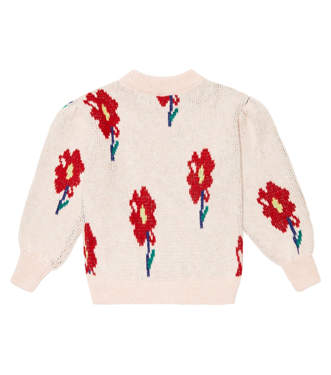 Jersey de punto intarsia floral | Bobo Choses
