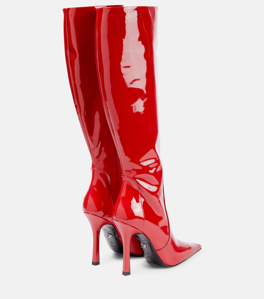 Knee-high patent leather boots | Blumarine