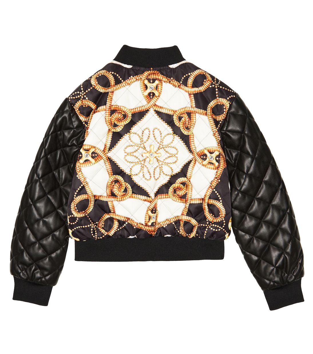 Giacca trapuntata in similpelle | Moschino Kids