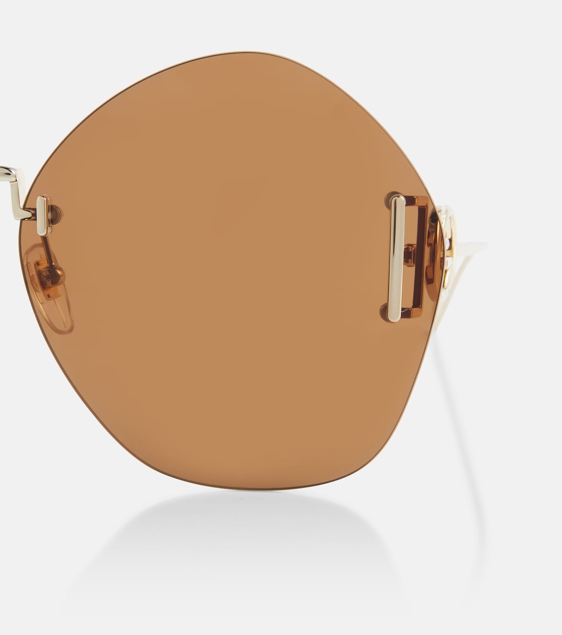 Gafas de sol redondas con cadena | Gucci