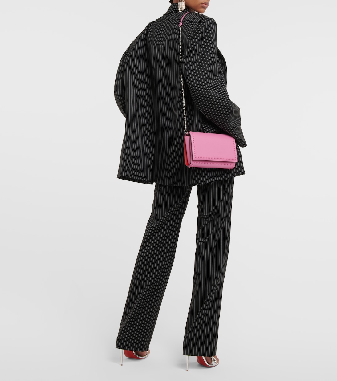 Pochette Paloma en cuir à ornements | Christian Louboutin