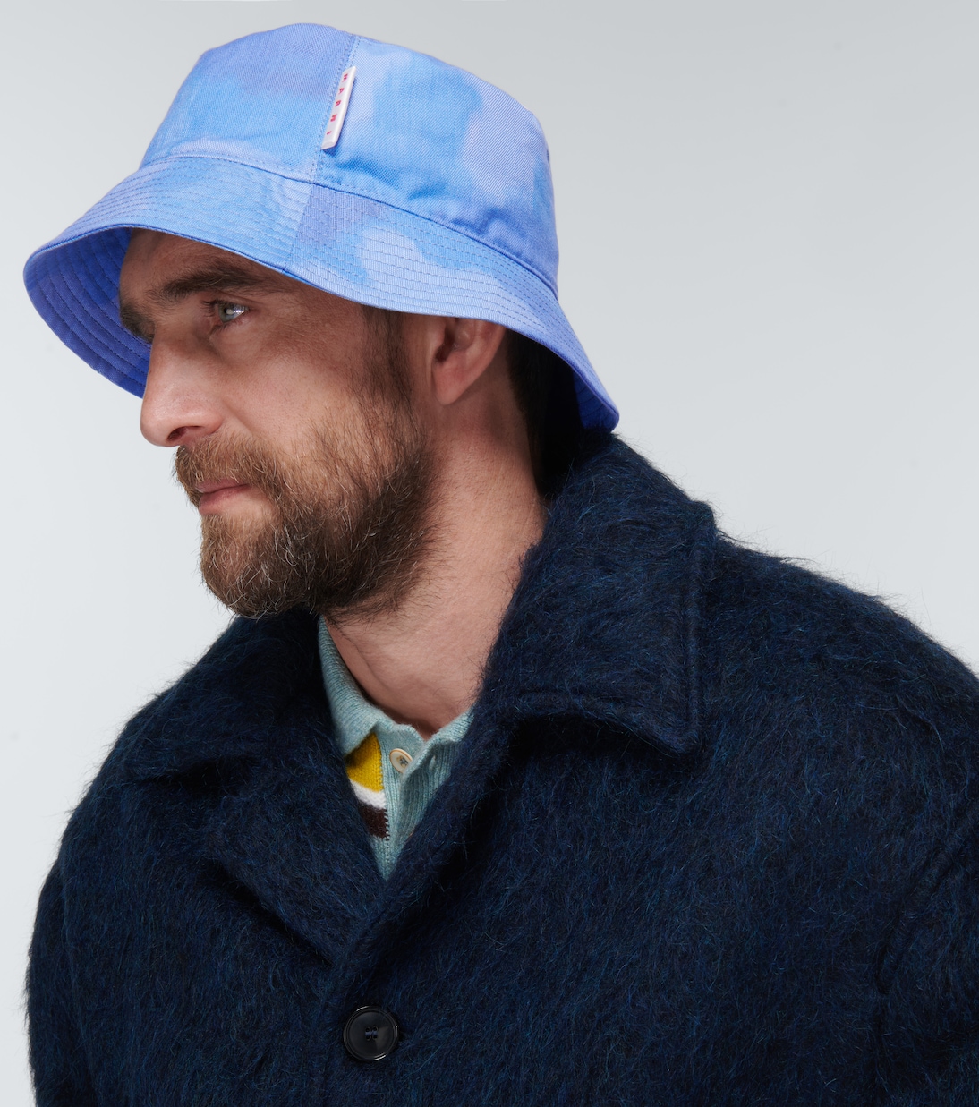 Cappello da pescatore in canvas tie-dye | Marni