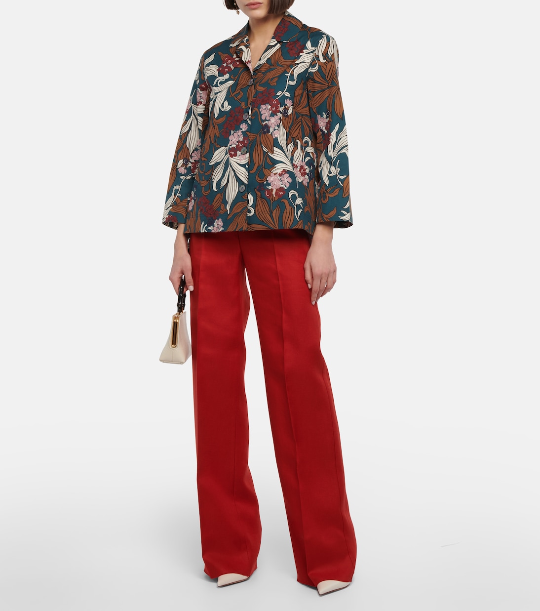 Fauna printed poplin shirt | 'S Max Mara