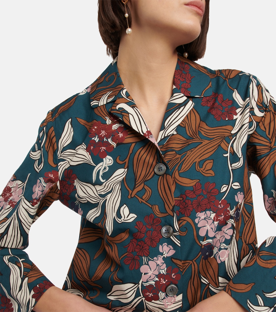 Fauna printed poplin shirt | 'S Max Mara