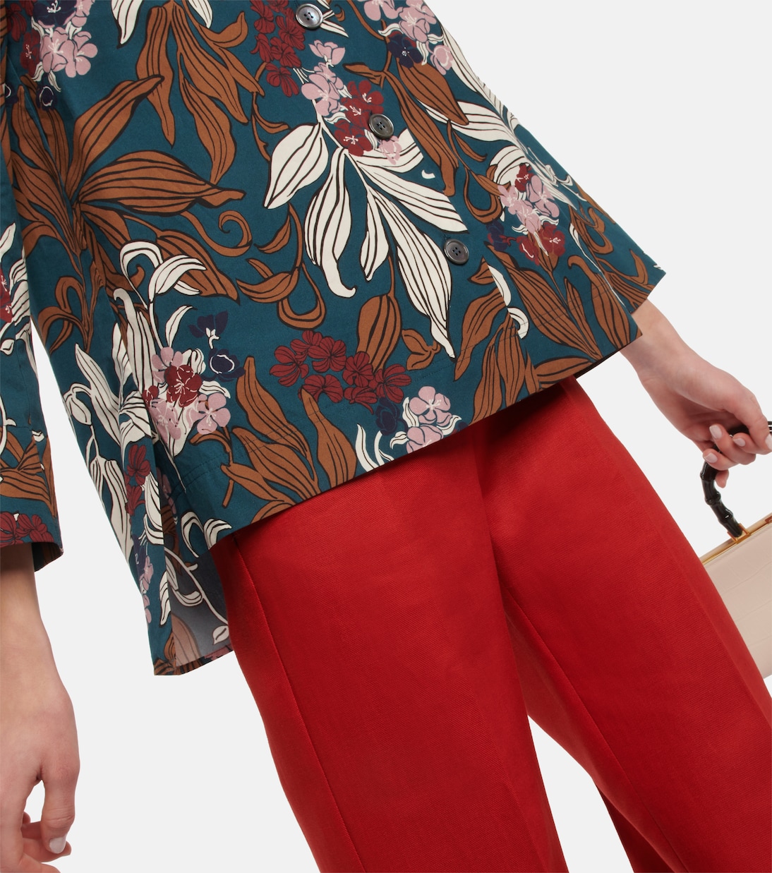 Fauna printed poplin shirt | 'S Max Mara