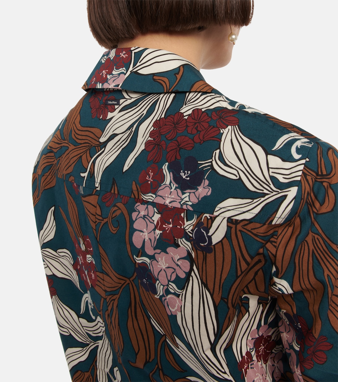 Fauna printed poplin shirt | 'S Max Mara