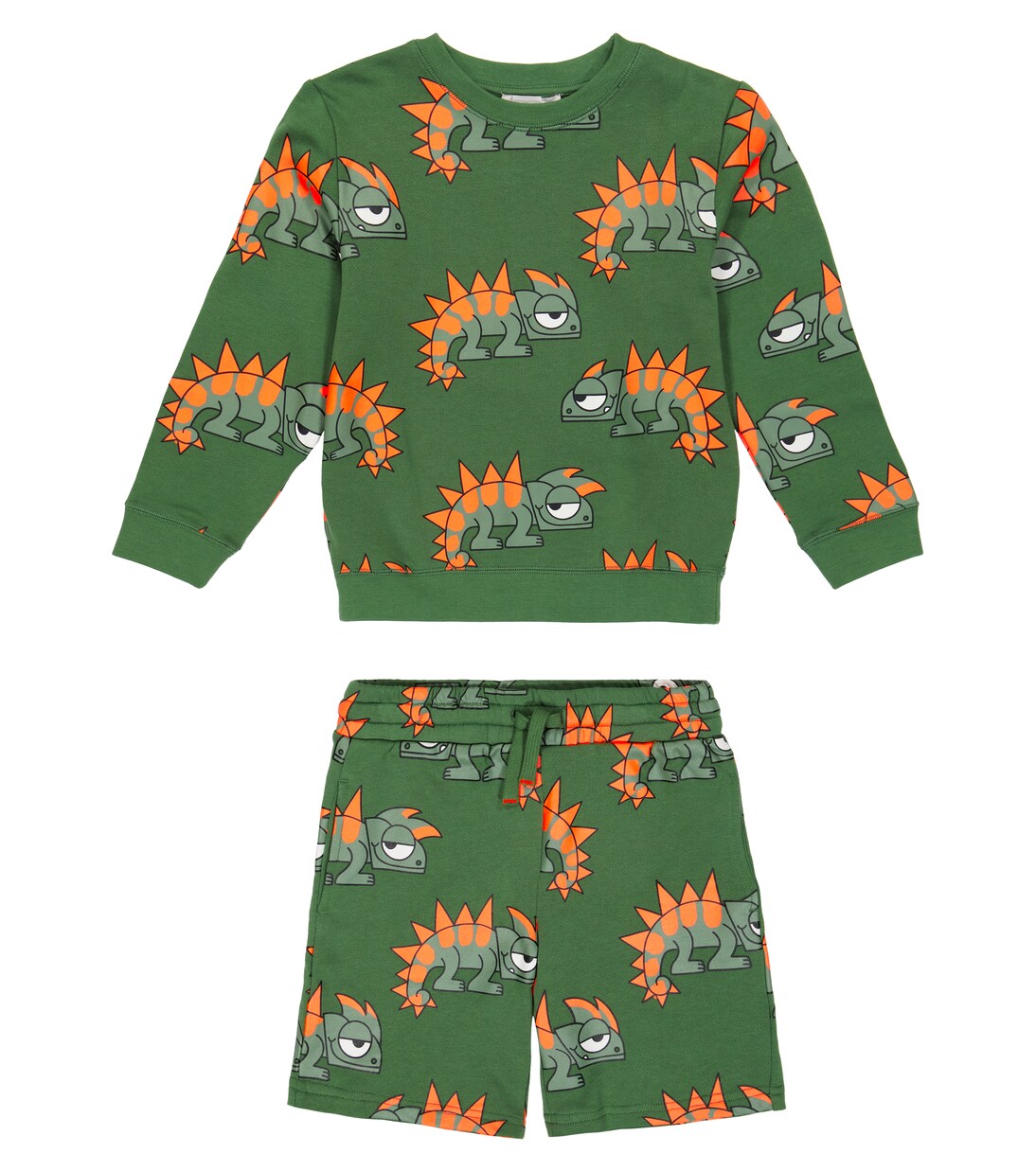 Set de sudadera y shorts de algodón | Stella McCartney Kids