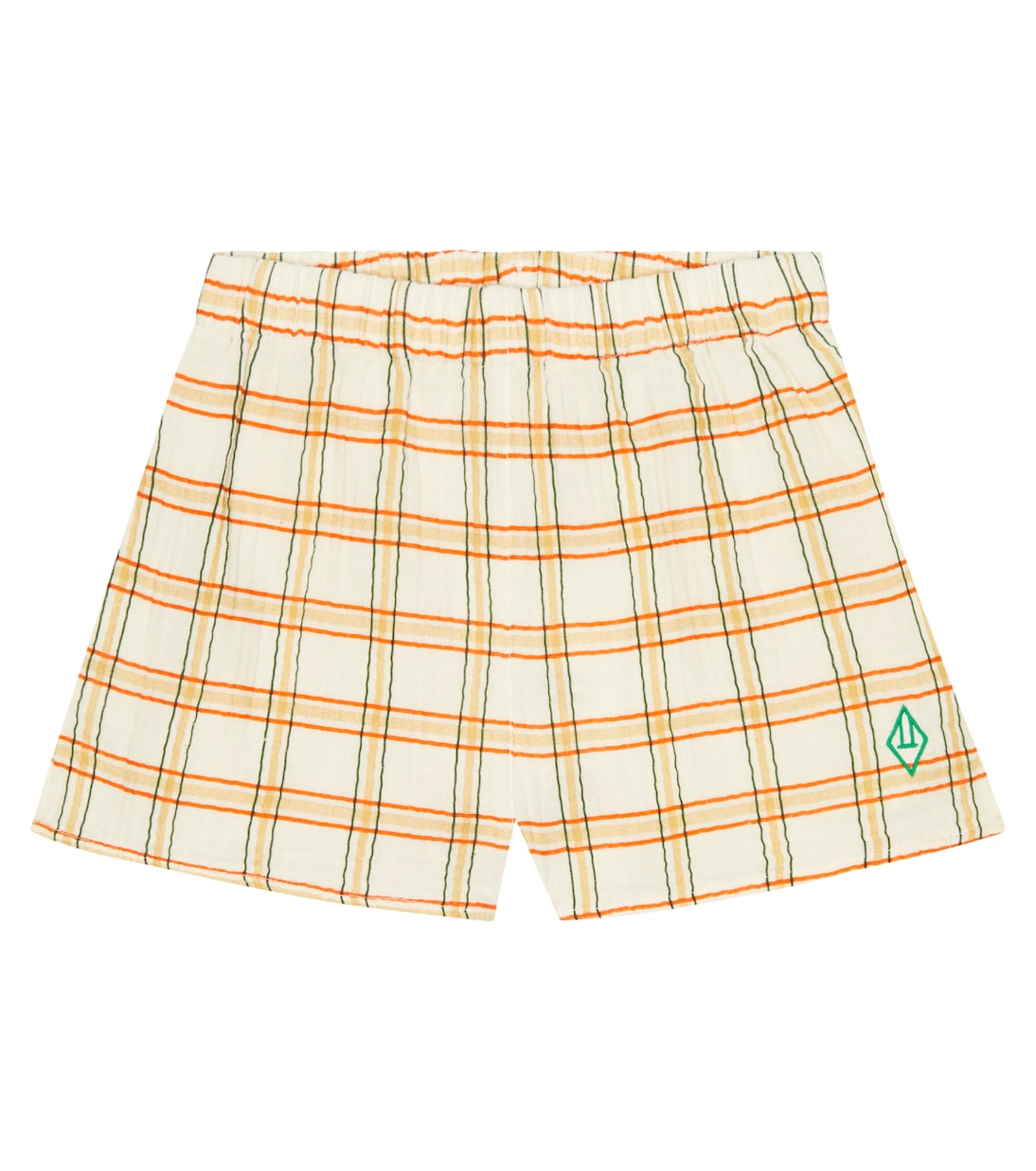 Shorts Calm Pants de algodón a cuadros | The Animals Observatory