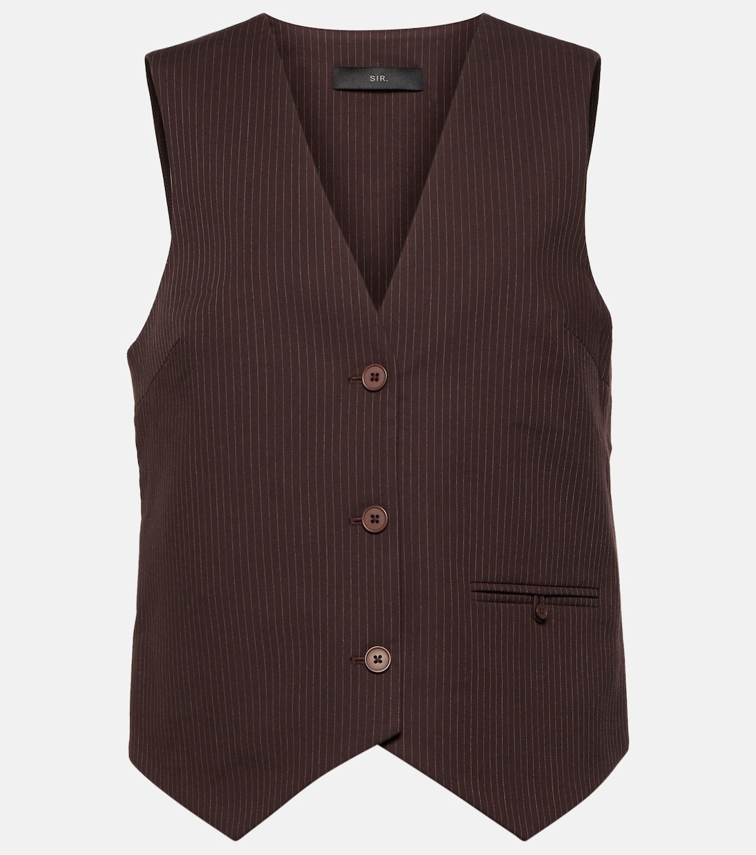 Pull sans manches Guillaume rayé | SIR