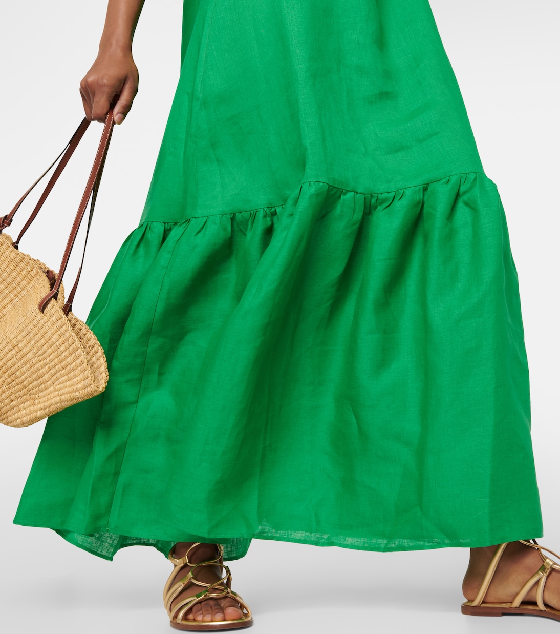 Vestido largo Ibiza de lino | Asceno