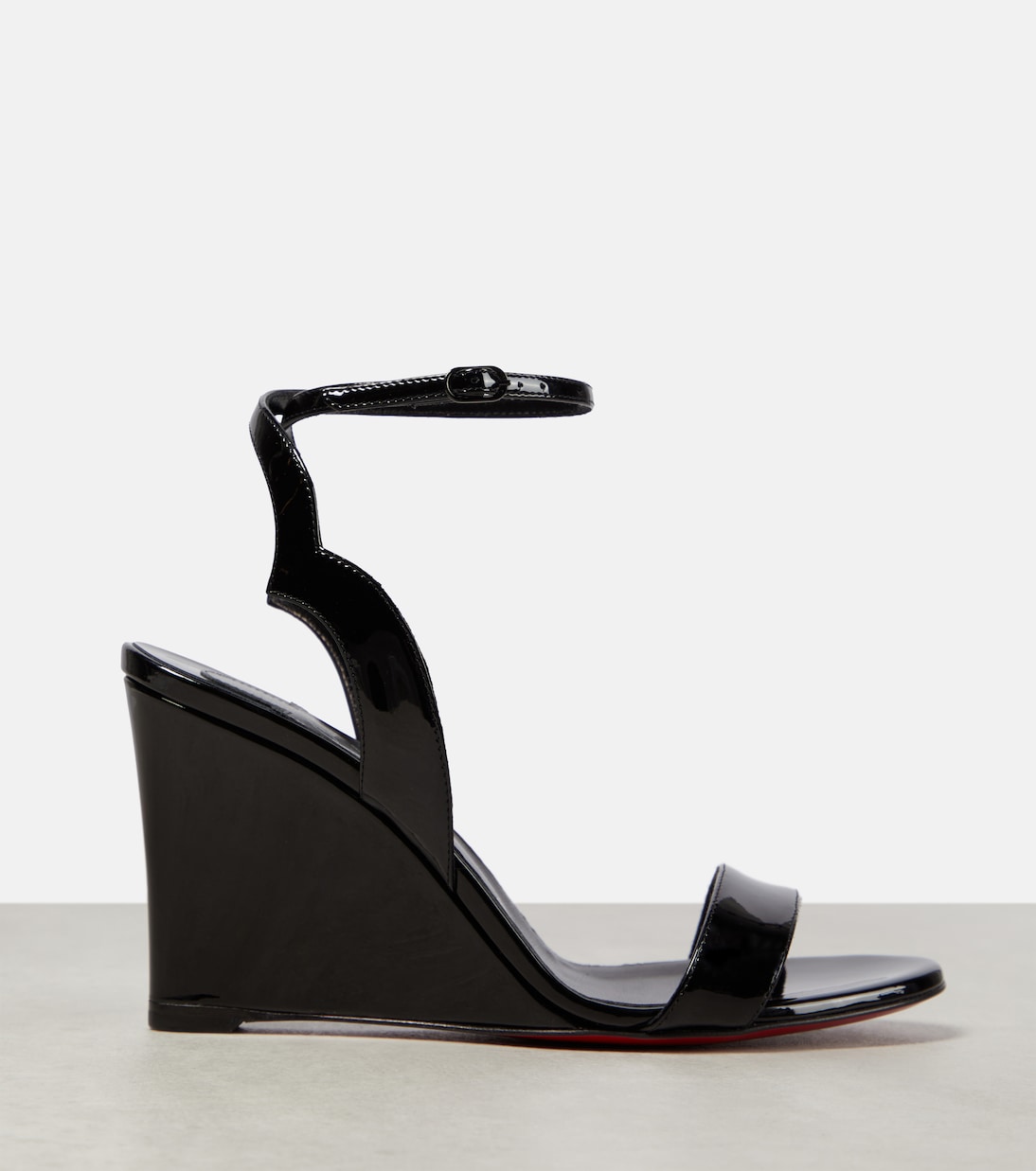 Sandali in vernice con zeppa | Christian Louboutin