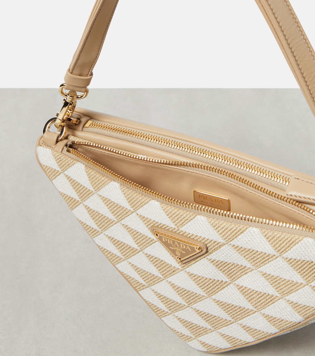 Borsa a spalla Symbole Mini in pelle | Prada