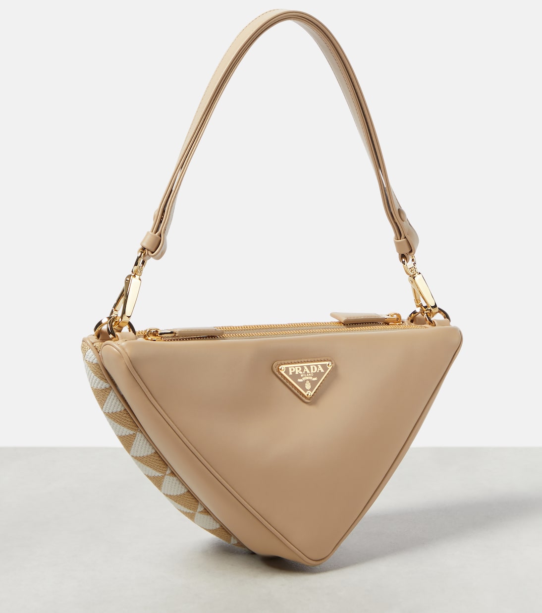 Borsa a spalla Symbole Mini in pelle | Prada