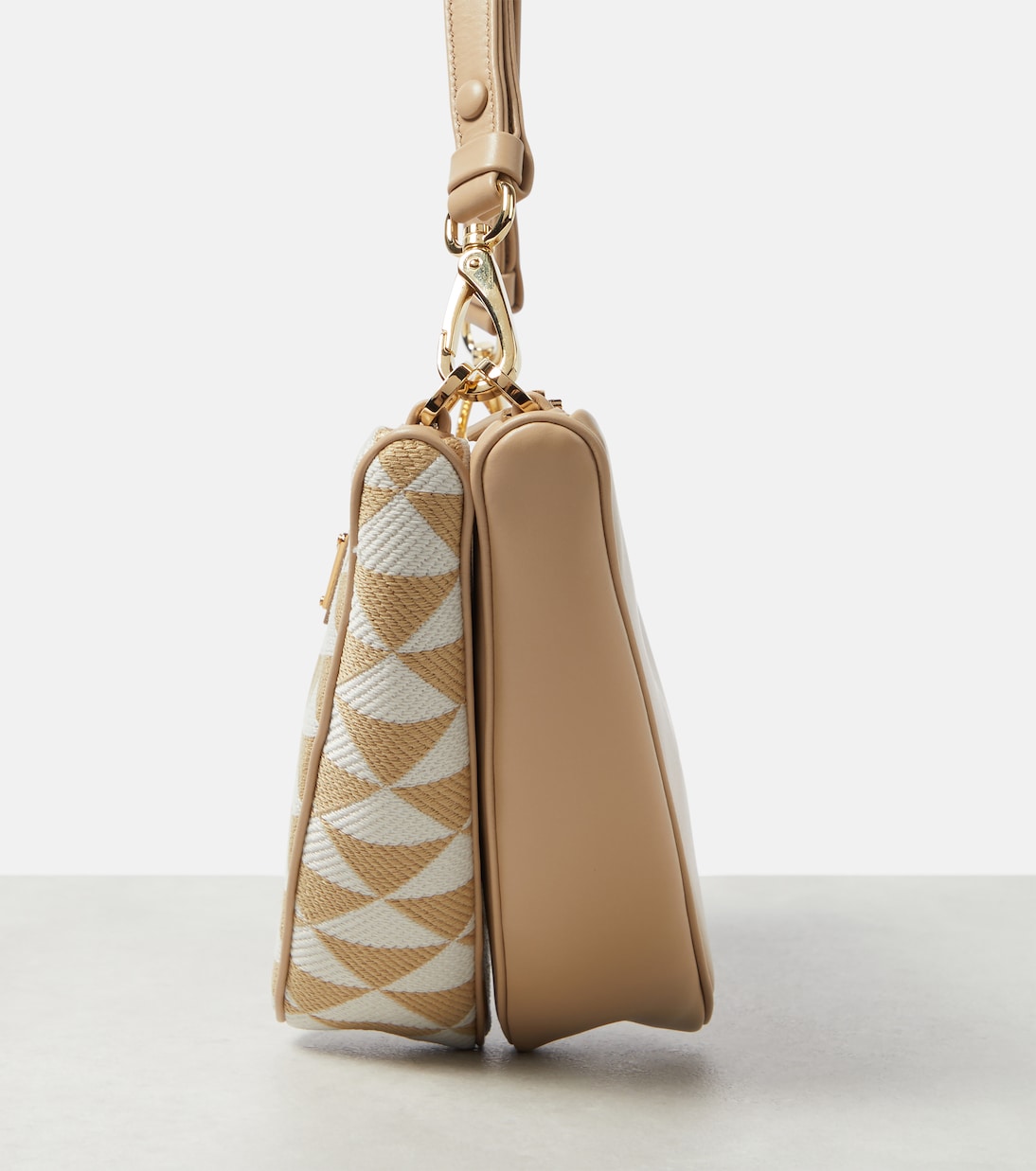 Borsa a spalla Symbole Mini in pelle | Prada