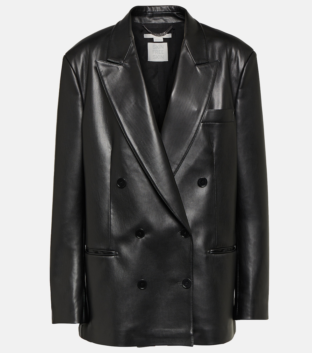 Blazer doppiopetto in similpelle | Stella McCartney