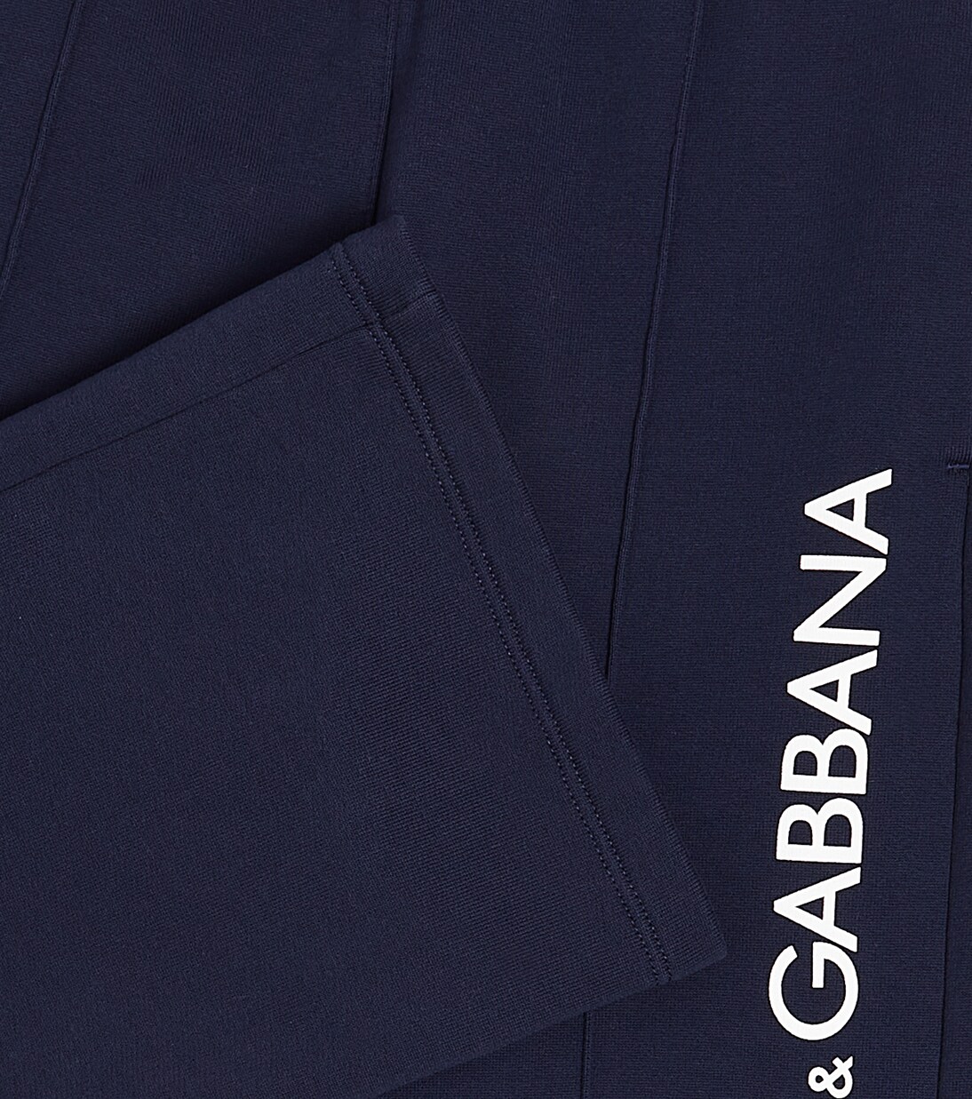Pantalon de survêtement Rose en coton à logo | Dolce&Gabbana Kids