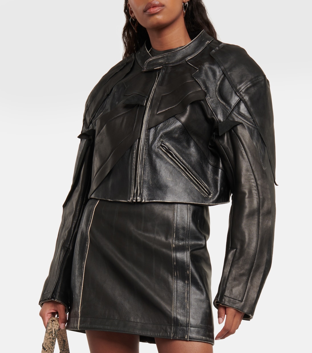 Bikerjacke aus Leder | Acne Studios