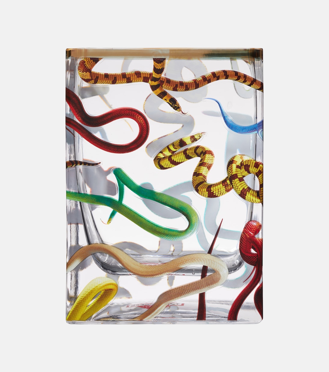 x Toiletpaper Snakes Small glass vase | Seletti