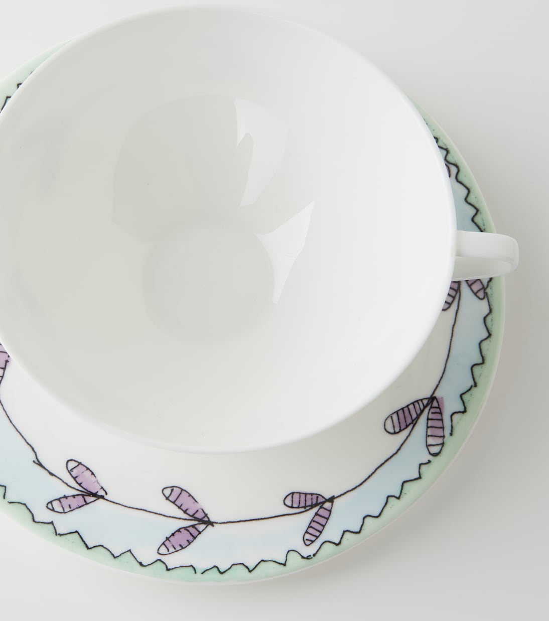 x Marni Blossom Milk set of 2 teacups and saucers | Serax