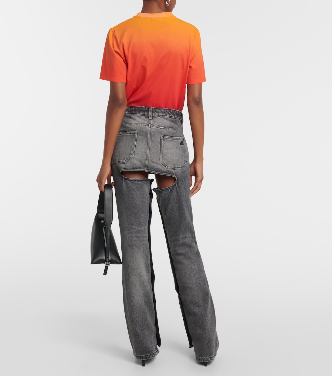 Button-down straight jeans | Courrèges