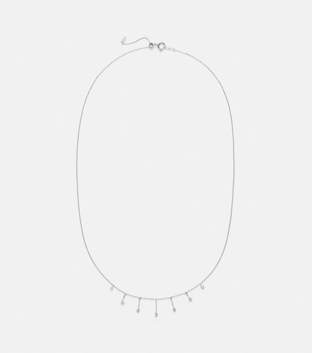 Collana in oro bianco 18kt PERSÉE La Foule con diamanti, design moderno per giovani