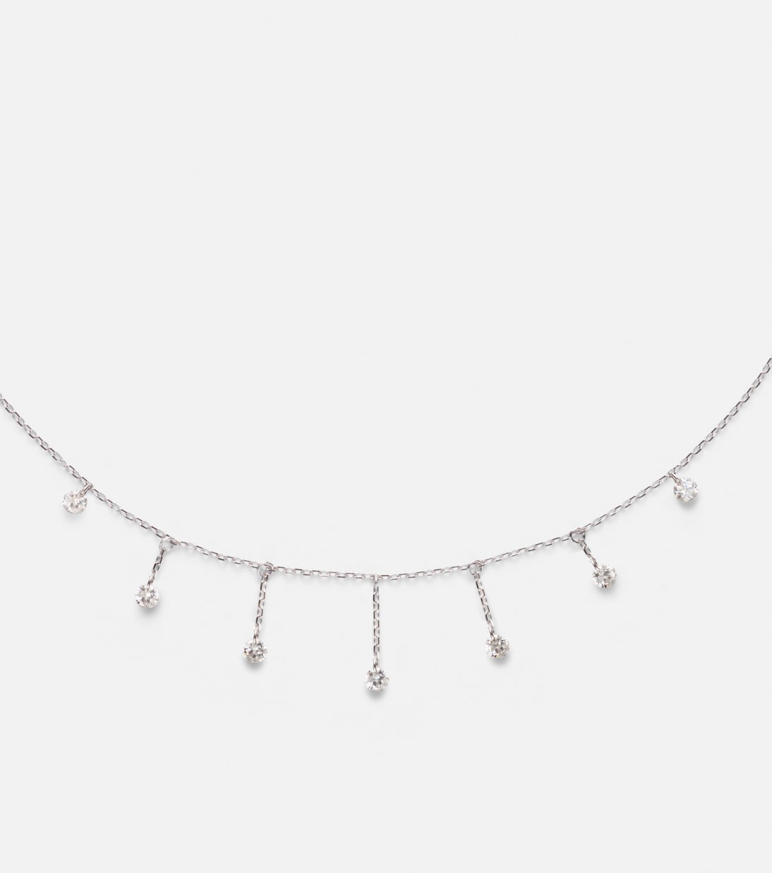 Collana in oro bianco 18kt PERSÉE La Foule con diamanti, design moderno per giovani