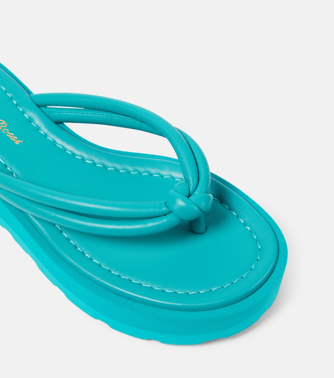 Plateausandalen aus Leder | Gianvito Rossi