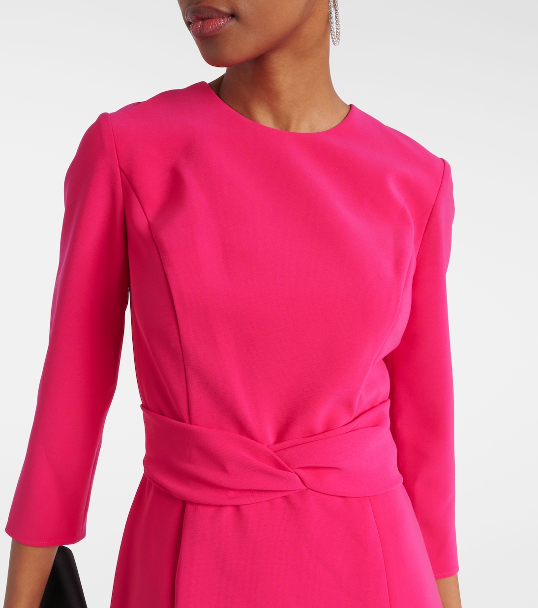 Vestido midi de crepé | Carolina Herrera