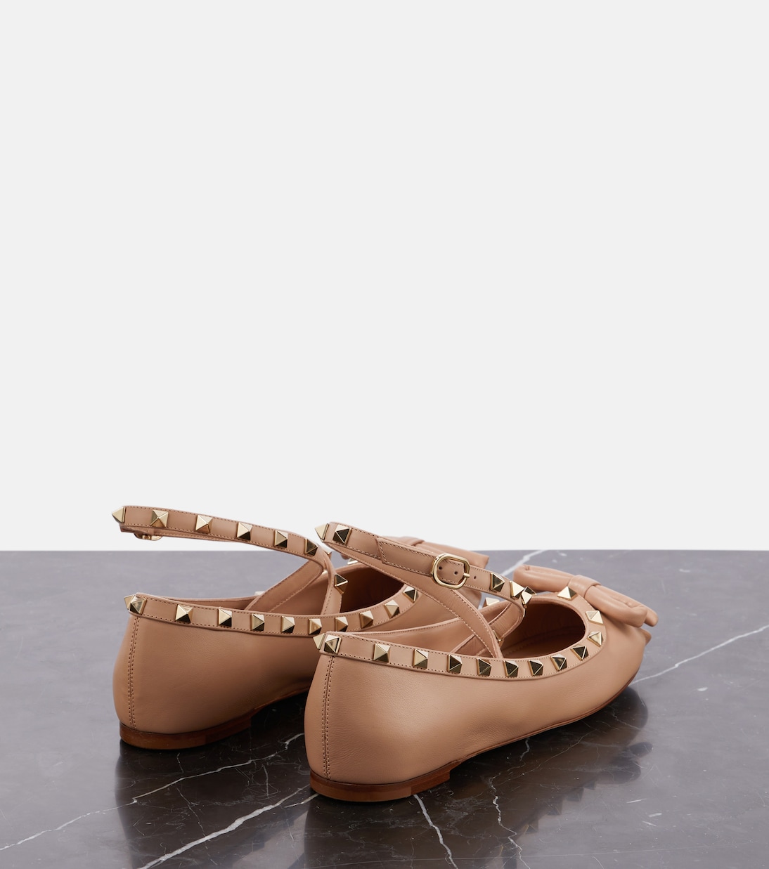 Ballerine Rockstud in pelle | Valentino Garavani