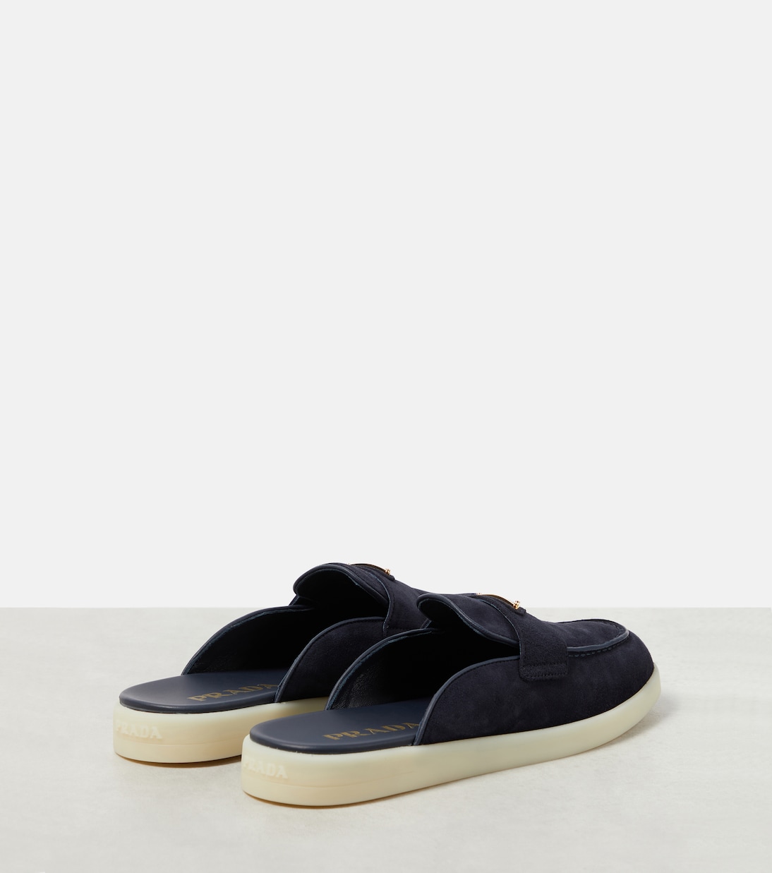 Slippers Saint Tropez en daim | Prada